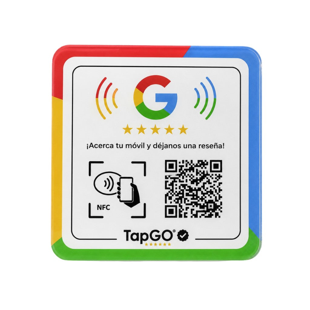 Placa adhesiva Google